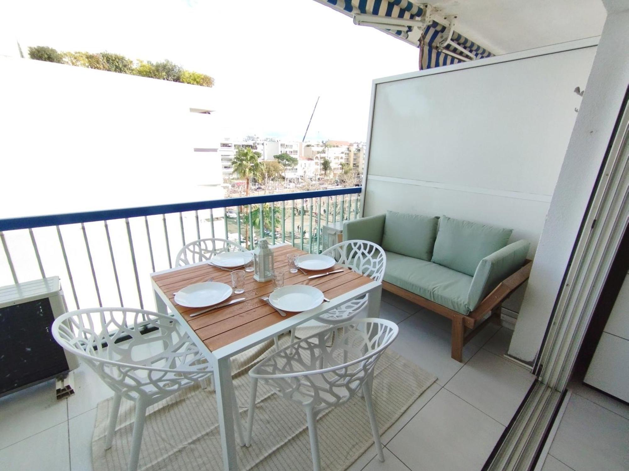 Cannes Palm Beach Parking, Clim, Wifi Plage 2' A Pieds Ngoại thất bức ảnh